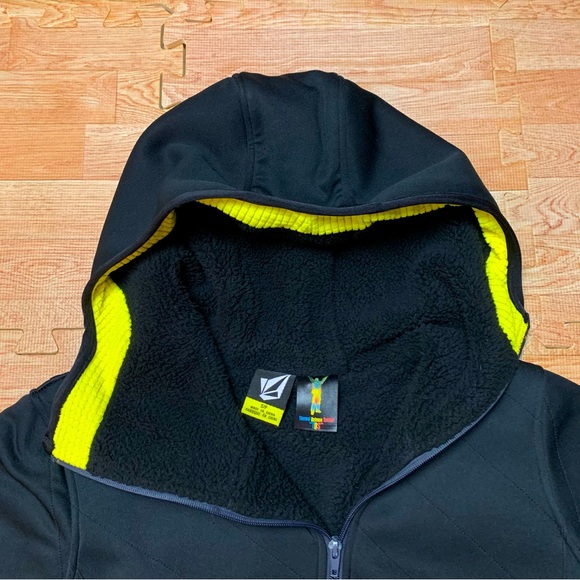 Vintage Volcom Snowboard Jacket Women’s Small TDS Thermal Defense Hood Full Zip - Picture 7 of 16